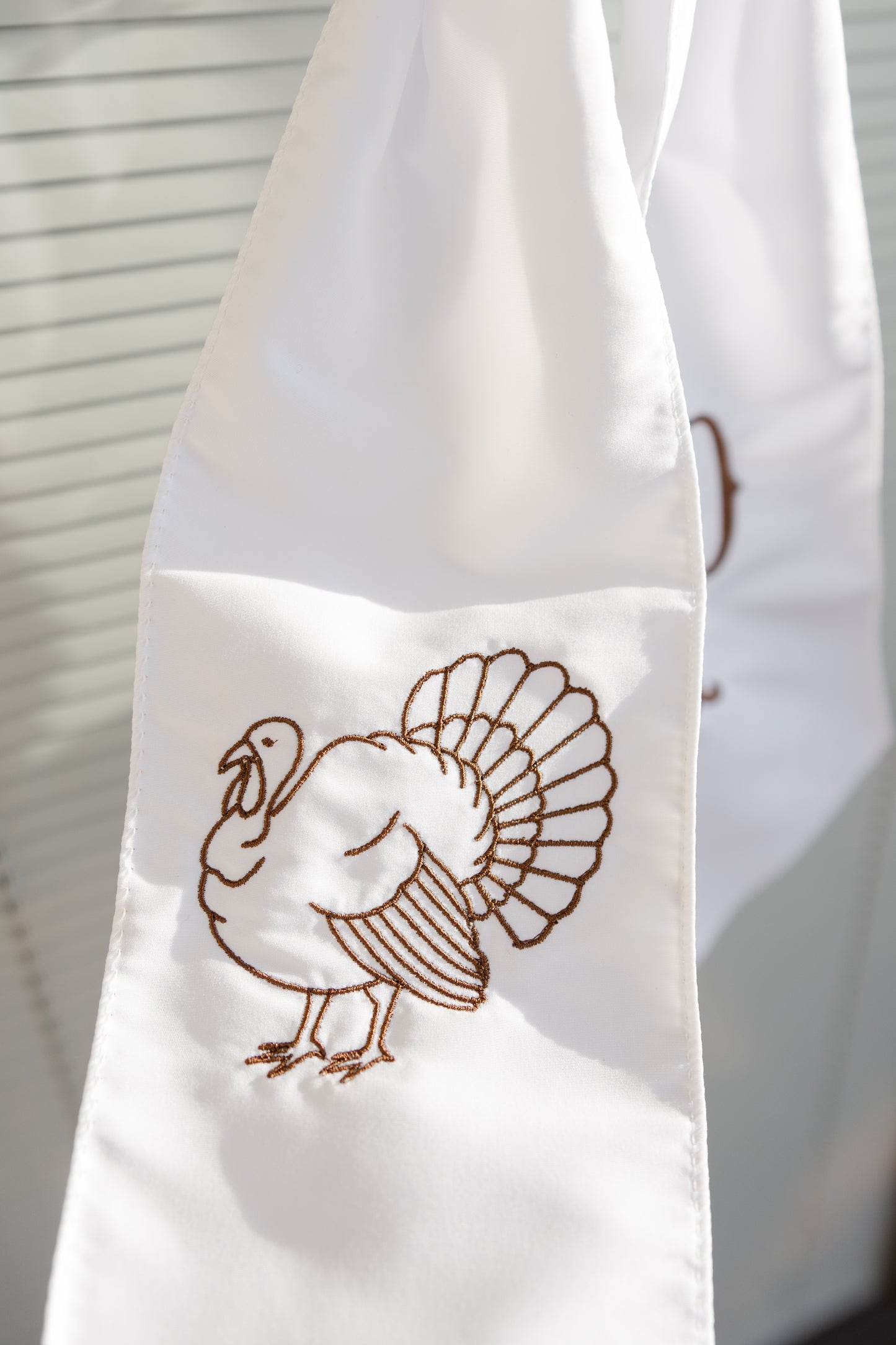 Custom Thanksgiving Turkey Wreath Sash