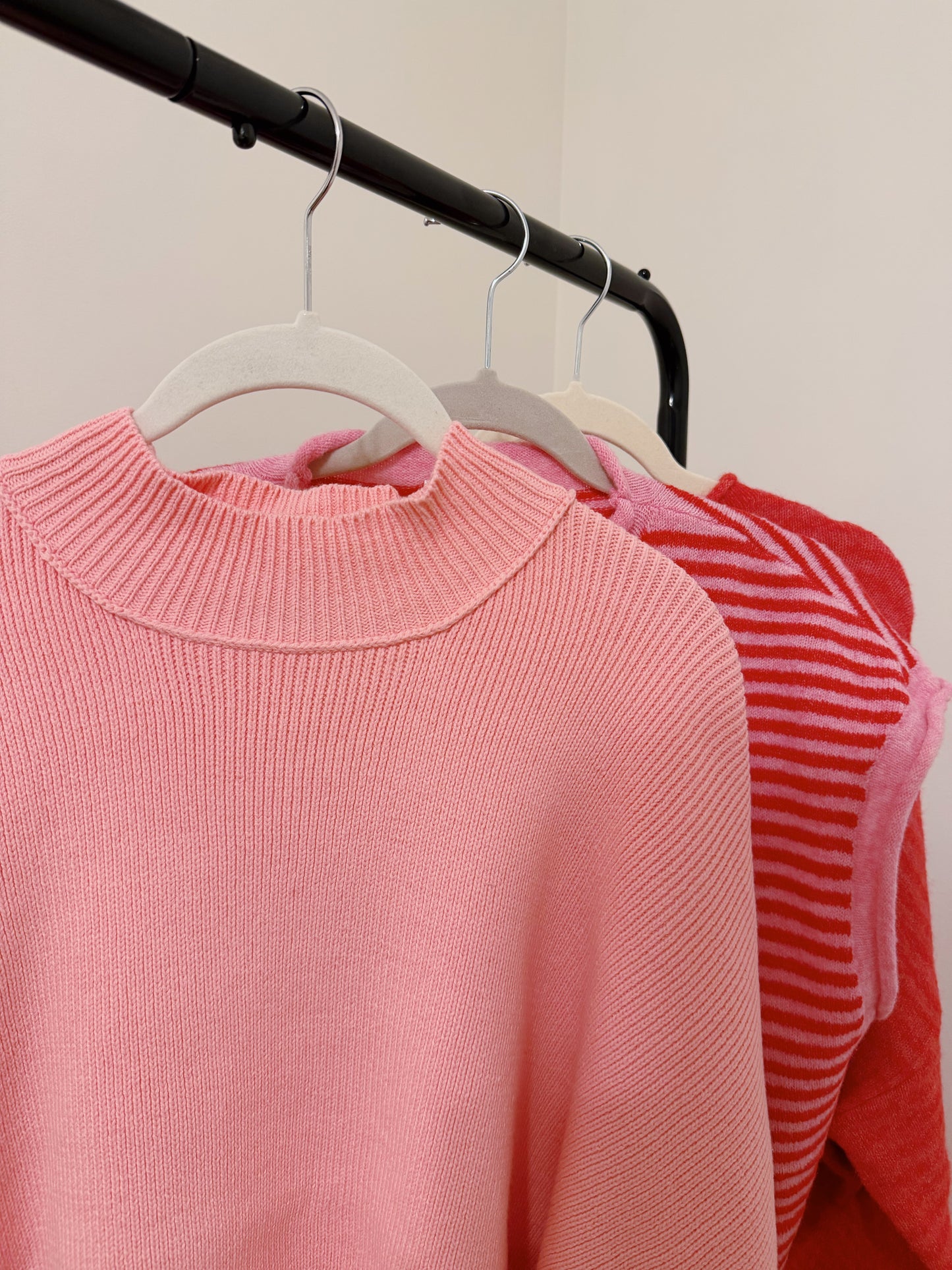 Pink Oversized Sweater