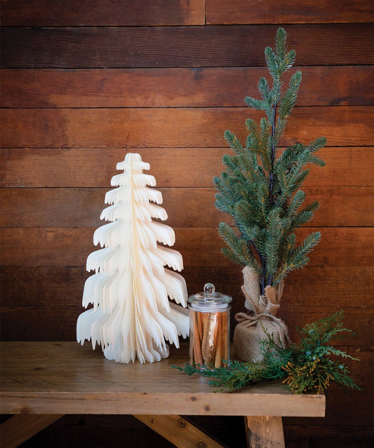 Golden Holiday Large Paper Tree