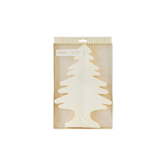 Golden Holiday Medium Paper Tree